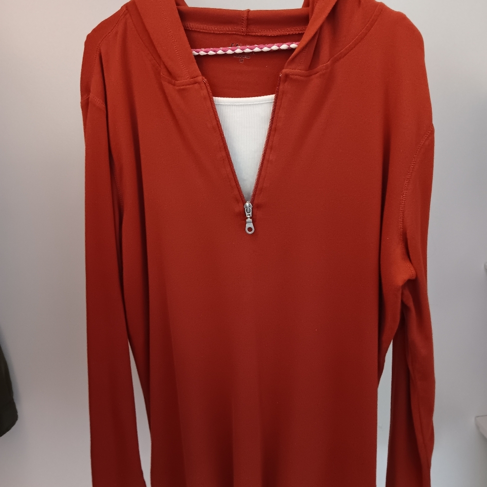 Quarter-Zip Hoodie 1X by Falls Creek